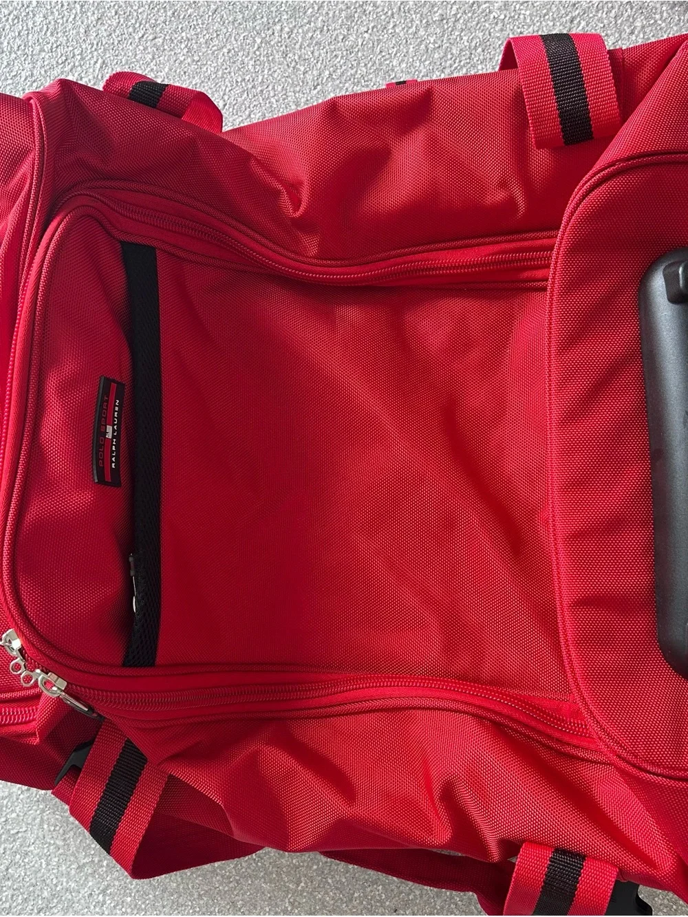 Polo Sport Ralph Lauren Red 26” Rolling Duffel Bag